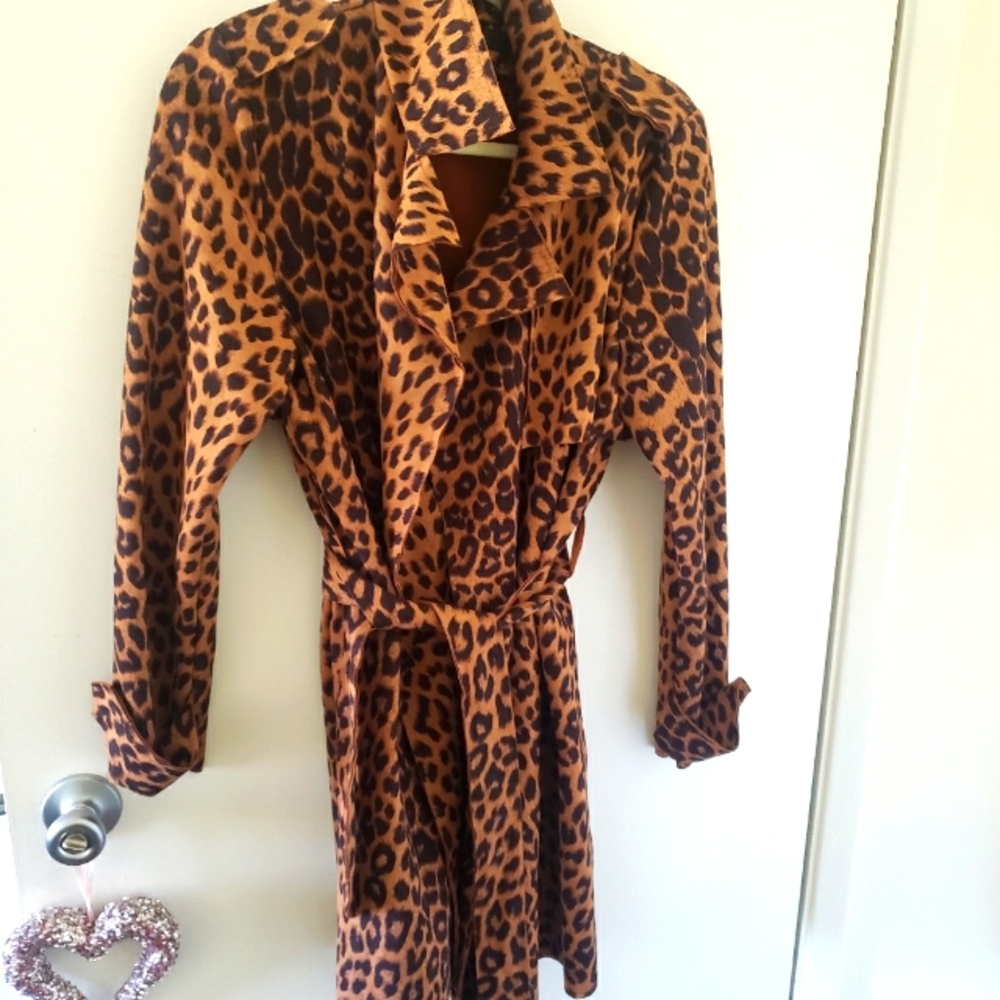 Forever 21 Leopard Print Jacket - Size M - New